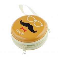 OkaeYa Funky Trendy Earphone Smile Yellow Pouch